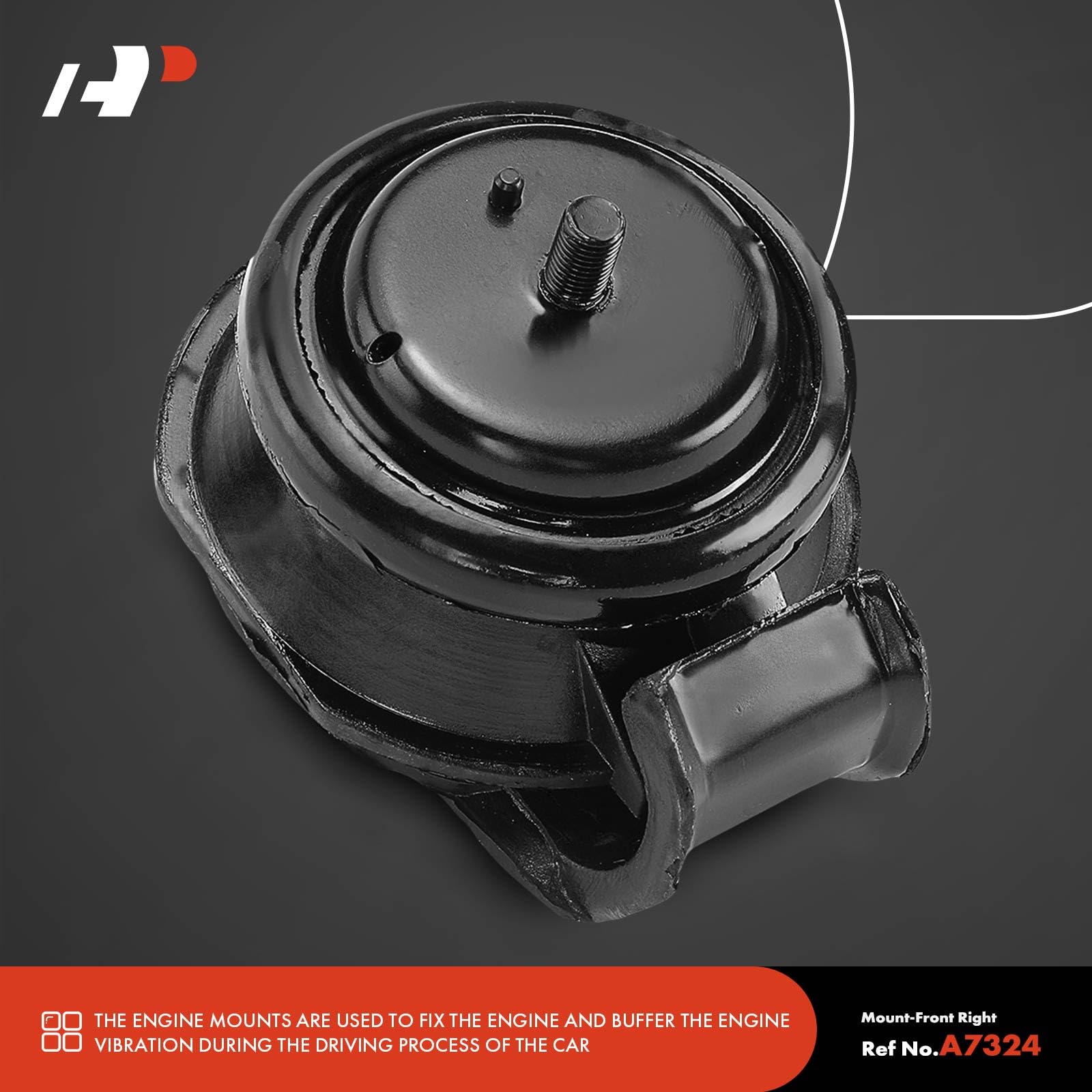 A-Premium 2PCS Front Left and Right Engine Motor Mount Kit